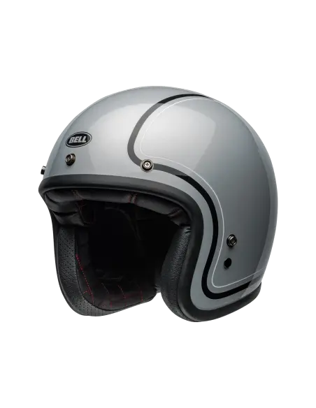 Casque Bell Custom 500 Chief Gris Brillant | Iguana Custom
