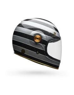 Capacete Bell Bullitt GT Carbon RSD Preto Prata | Iguana Custom 2
