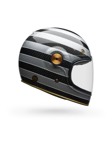 Casque Bell Bullitt GT Carbone RSD Noir Argent | Iguana Custom