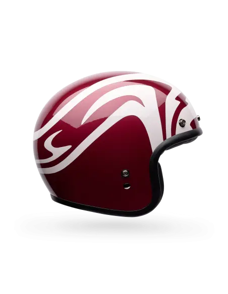 Casco Bell Custom 500 Slap Rosso Bianco | Iguana Custom