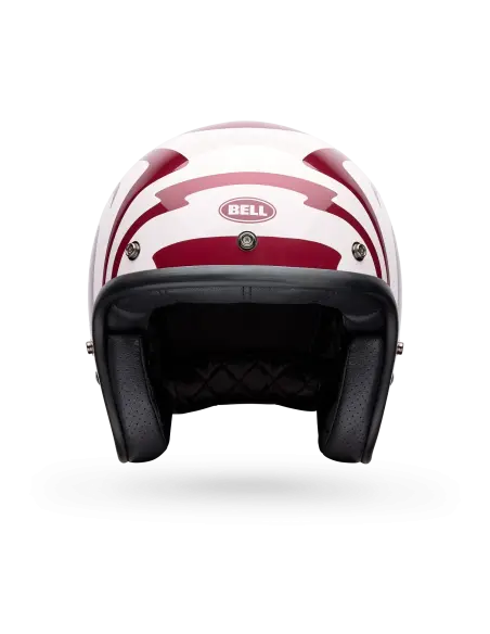 Casco Bell Custom 500 Slap Rosso Bianco | Iguana Custom