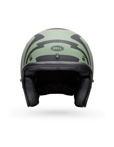 Capacete Bell Custom 500 Slap Preto Verde | Iguana Custom
