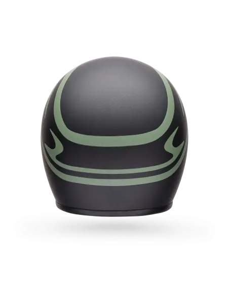 Bell Custom 500 Slap Black Green Helmet | Iguana Custom