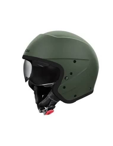 Capacete Conversível Airoh J 110 Verde Militar Fosco
