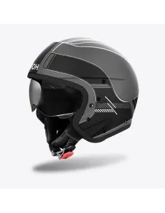 Casco Airoh J110 Raster Nero Opaco ECE 22.06 | Iguana Custom 2