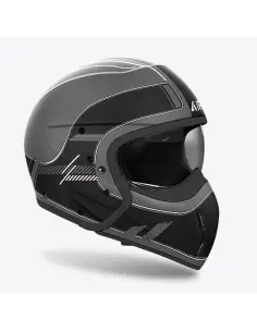 Casco Airoh J110 Raster Nero Opaco ECE 22.06 | Iguana Custom