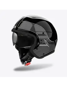 Casco Airoh J110 Raster Grigio Scuro Lucido ECE 22.06 2