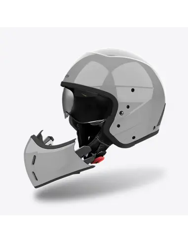 Capacete Conversível Airoh J 110 Cinzento Cimento Brilhante
