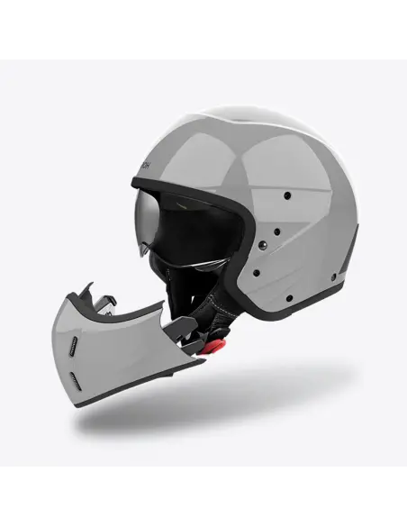 Airoh J 110 Convertible Helmet Glossy Cement Gray