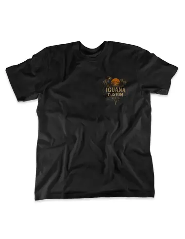Camiseta Iguana Custom Summer Ride Negra
