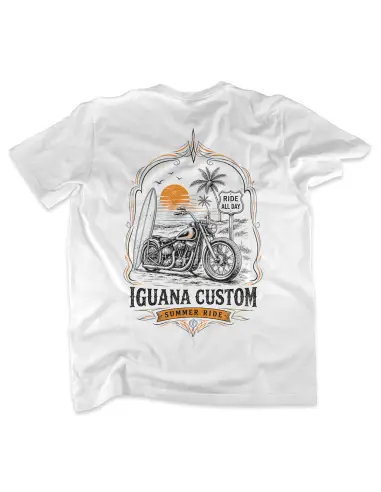 Camiseta Iguana Custom Summer Ride Preta