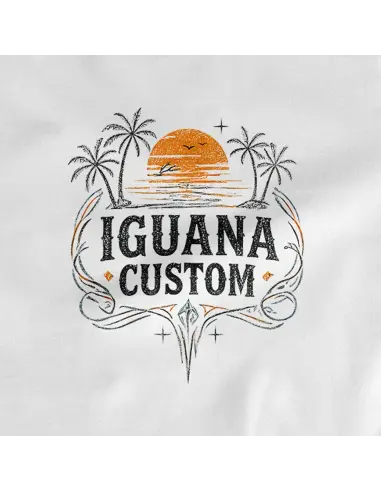 Camiseta Iguana Custom Summer Ride Negra