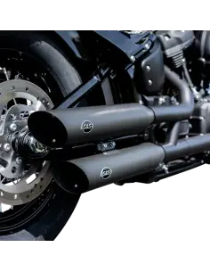 Compre Silenciadores Slip-On Slash-Cut para Harley-Davidson 2