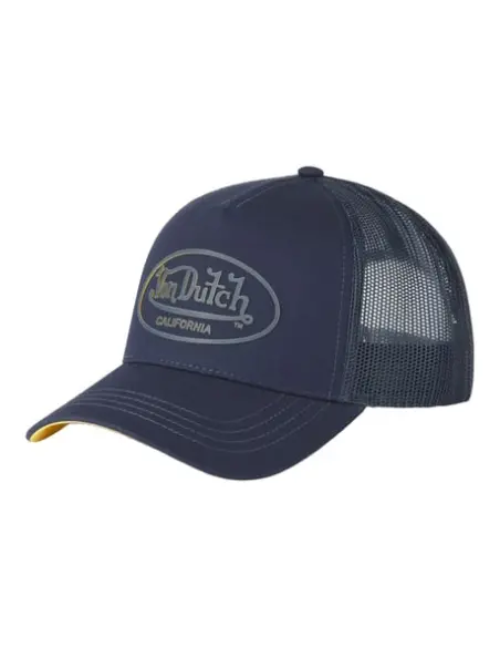 Acquista Cappellino Logo Von Dutch Blu Marino | Iguana Custom