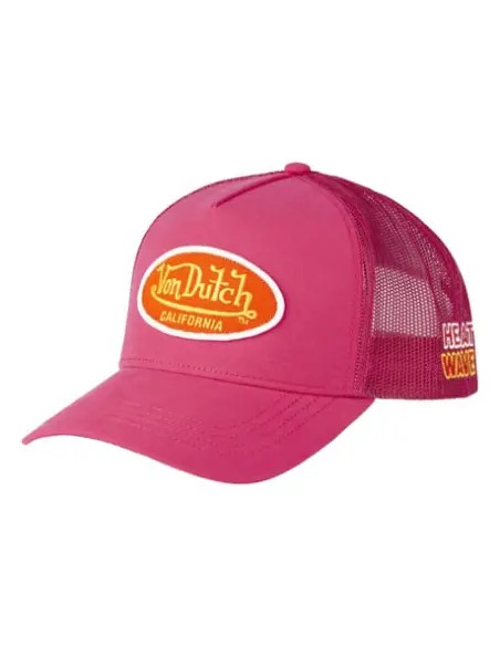 Comprar Boné Trucker Von Dutch Rosa | Estilo Customizado