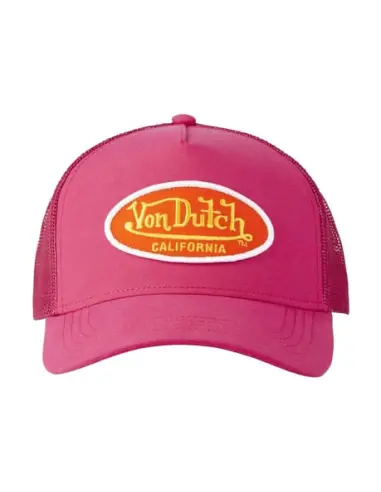 Comprar Boné Trucker Von Dutch Rosa | Estilo Customizado