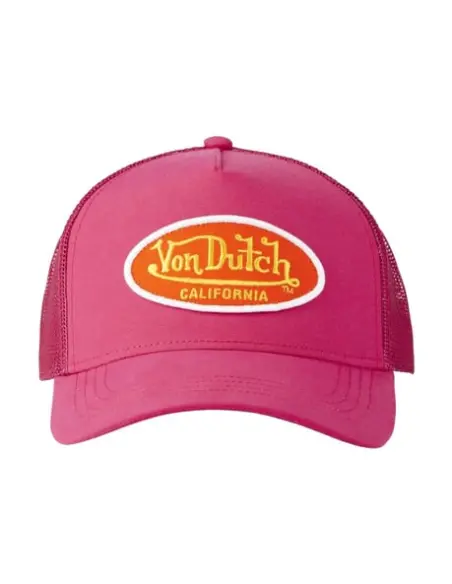 Comprar Boné Trucker Von Dutch Rosa | Estilo Customizado