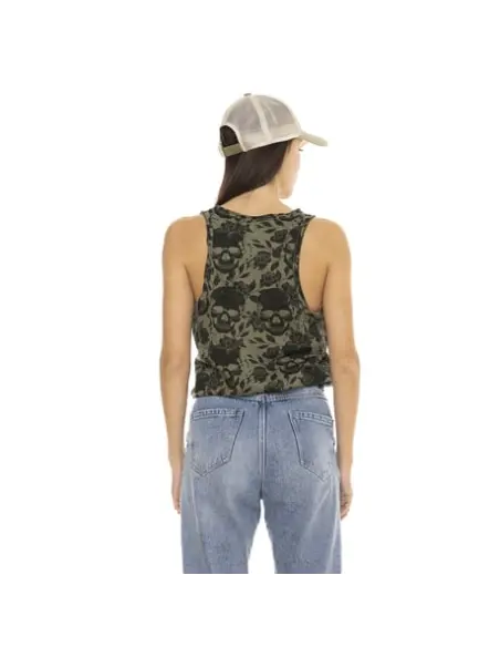 Comprar Top Feminino Von Dutch AOP Skull Caqui