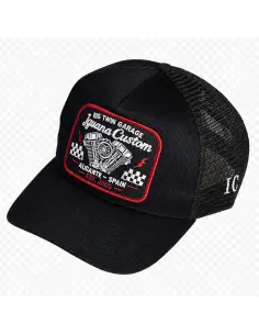 Gorra Trucker Big Twin Garage Negra | Iguana Custom