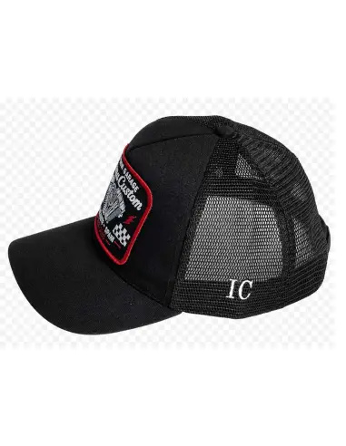Cappellino Trucker Big Twin Garage Nero | Iguana Custom