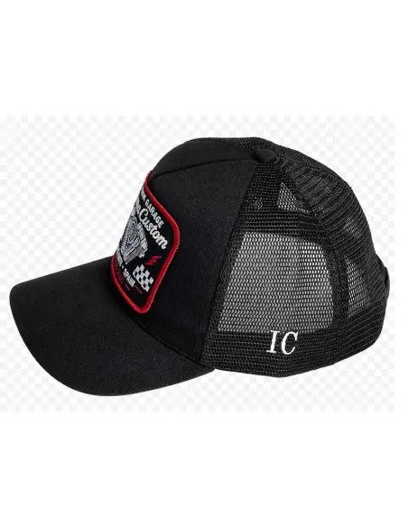 Cappellino Trucker Big Twin Garage Nero | Iguana Custom