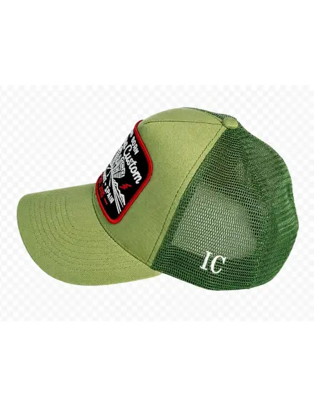 Casquette Road Born Army Green | Iguana Custom