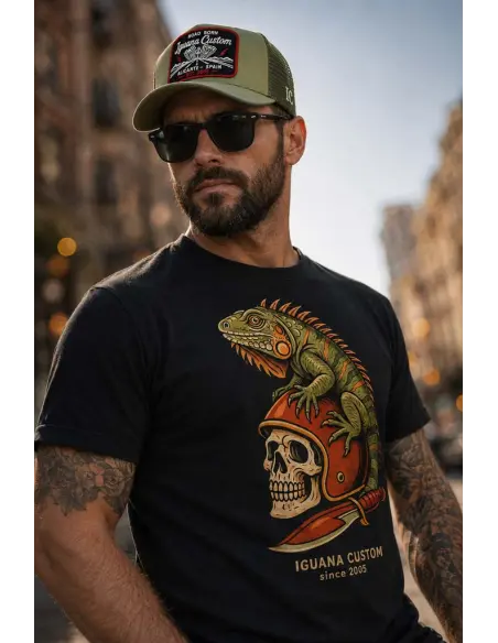 Road Born Army Green Cap | Iguana Custom