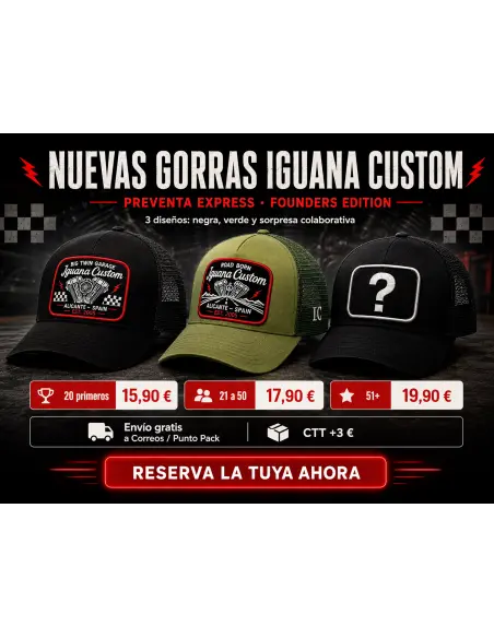 **Preventa Gorras Iguana Custom
