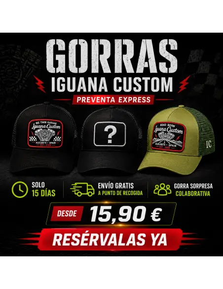 **Preventa Gorras Iguana Custom