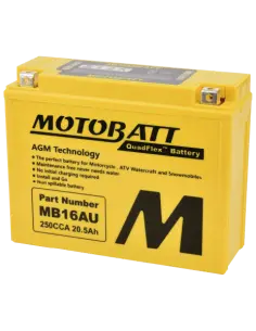 Batteria Motobatt MB16AU AGM QUADFLEX 12V 20.5Ah per moto