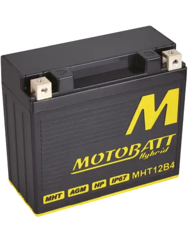 Batterie Motobatt MHT12B4 Hybrid 12V AGM + Lithium moto
