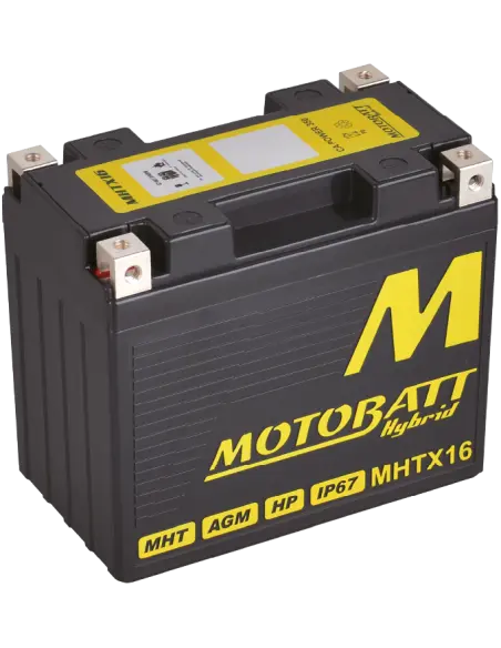 Batteria Motobatt MHTX16 Hybrid 12V 12Ah per moto - Iguana Custom