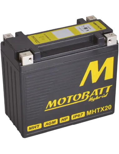 Batteria Motobatt MHTX20 Hybrid AGM + Litio 12V 17Ah per moto