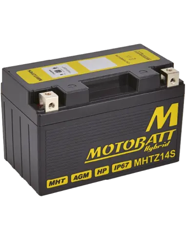 Batería Motobatt MHTZ14S Hybrid AGM + Litio 12V para motos