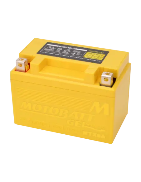 Batería Motobatt MTX9A GEL 12V para motocicleta - Iguana Custom