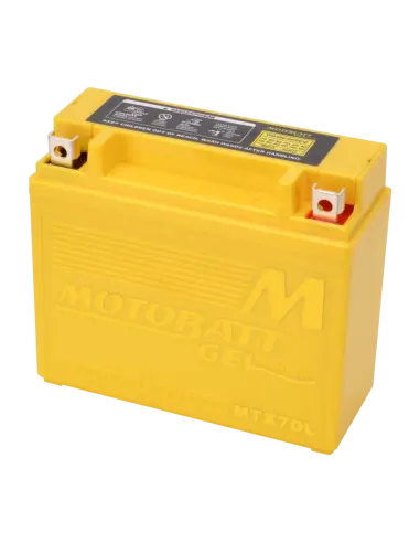 Batterie Motobatt MTX7DL GEL 12V 7Ah pour motos - Iguana Custom