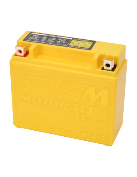 Batería Motobatt MTX7D Gel 12V 7Ah para motocicleta | Iguana Custom