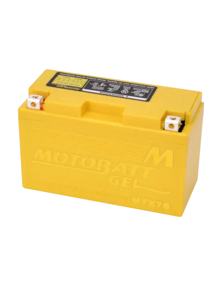 Motobatt MTX7B Gel Battery 12V 7Ah for Motorcycles - Iguana Custom