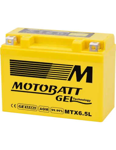Motobatt MTX65L GEL 12V Motorcycle Battery - Iguana Custom