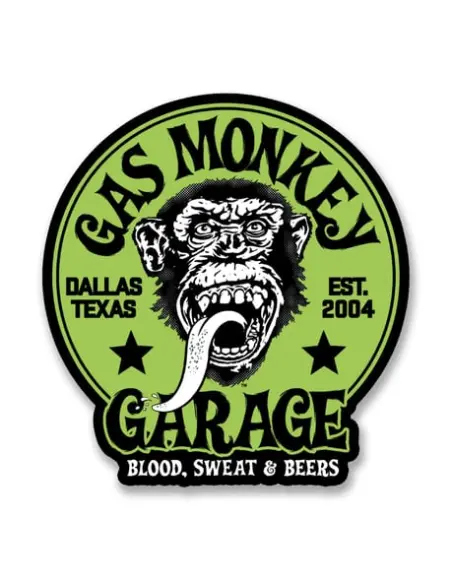 Acheter Autocollant Logo Vert Gas Monkey Garage