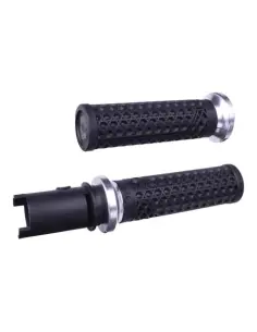Comprar Puños Lock-On ODI V-Twin Negros/Silver