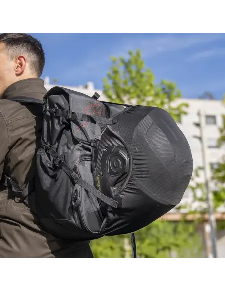 Mochila LS2 Move Ahead 20L Impermeable Negra | Iguana Custom