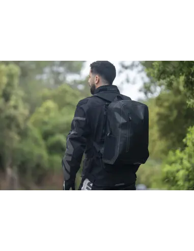 Mochila LS2 Move Ahead 20L Impermeable Negra | Iguana Custom