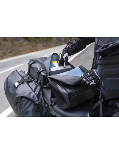 Mochila LS2 Move Ahead 20L Impermeable Negra | Iguana Custom