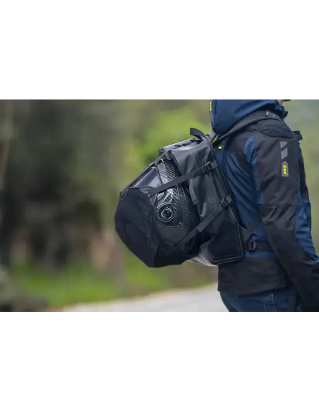 Mochila LS2 Move Ahead 20L Impermeável Preta | Iguana Custom
