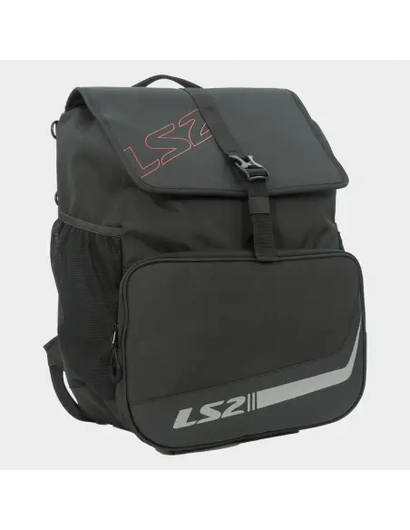 Sac à dos LS2 Freedom 25L Noir pour Moto | Iguana Custom