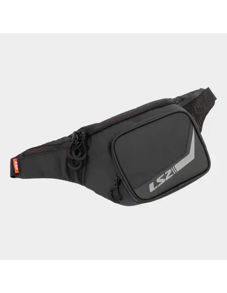 Riñonera LS2 Freedom 3L Negra para Moto | Iguana Custom
