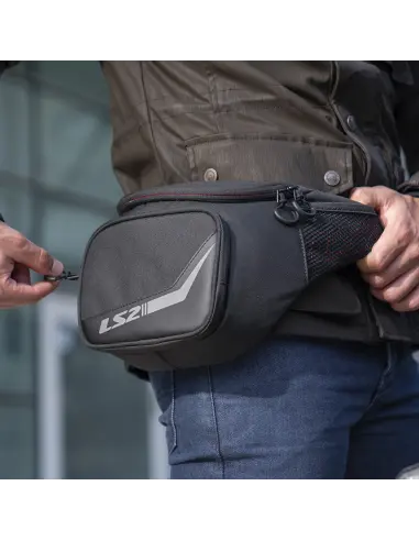 Fanny pack LS2 Freedom 3L Black for Motorcycle | Iguana Custom
