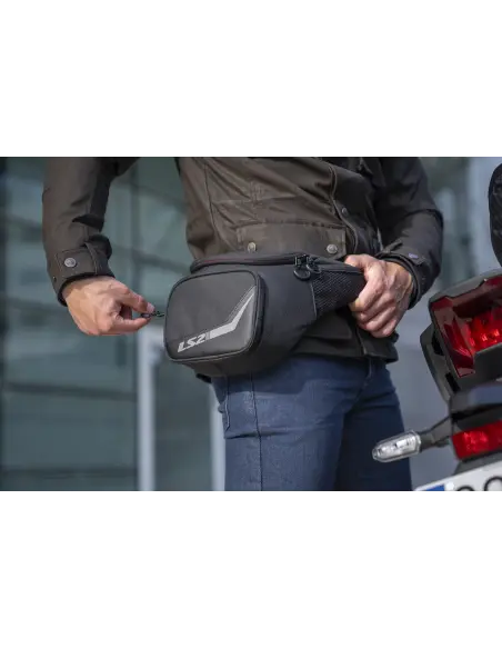 Fanny pack LS2 Freedom 3L Black for Motorcycle | Iguana Custom