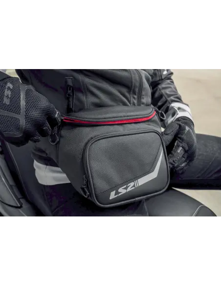 Fanny pack LS2 Freedom 3L Black for Motorcycle | Iguana Custom